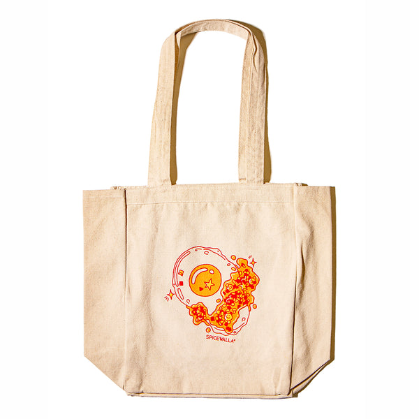Tiffin Row Chilli Crisp Fried Egg Tote view 3