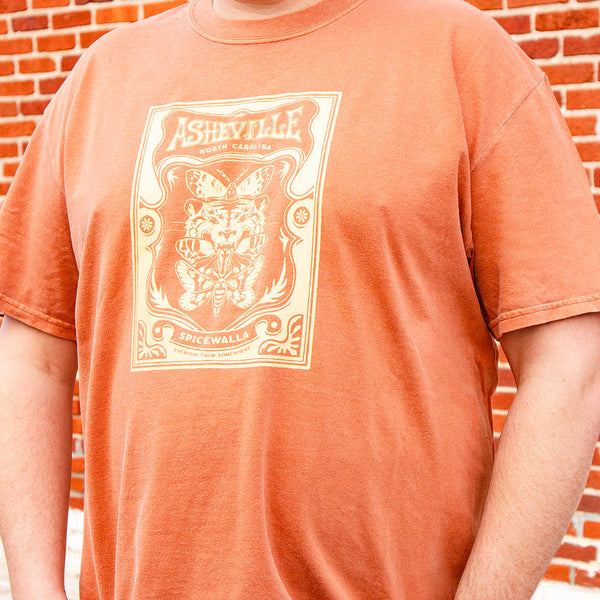 Tiffin Row T-shirt in Orange/Yam view 2